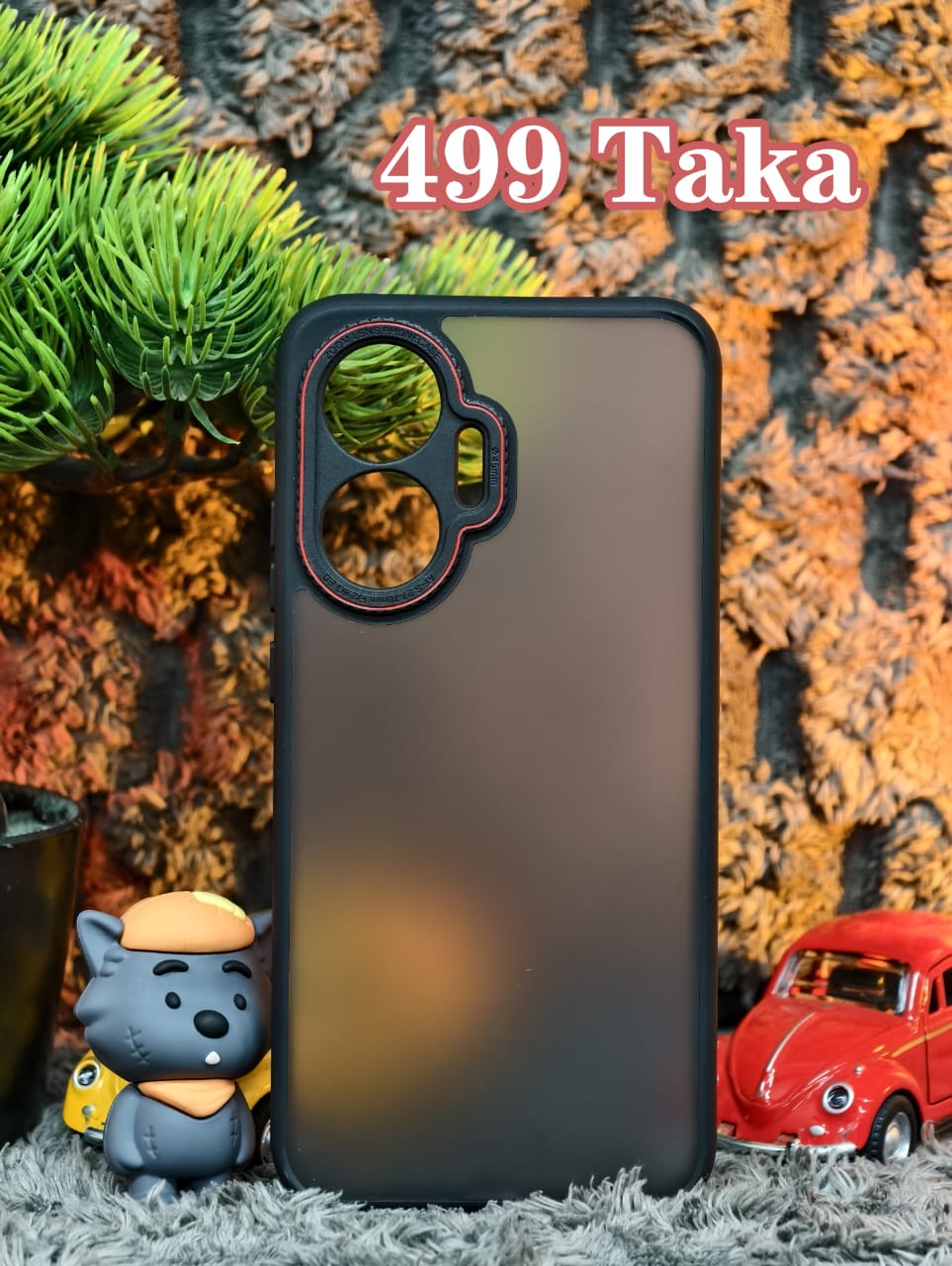 Turbo 4 Pro Semi Transparent Cover With Soft Camera Protective Shield